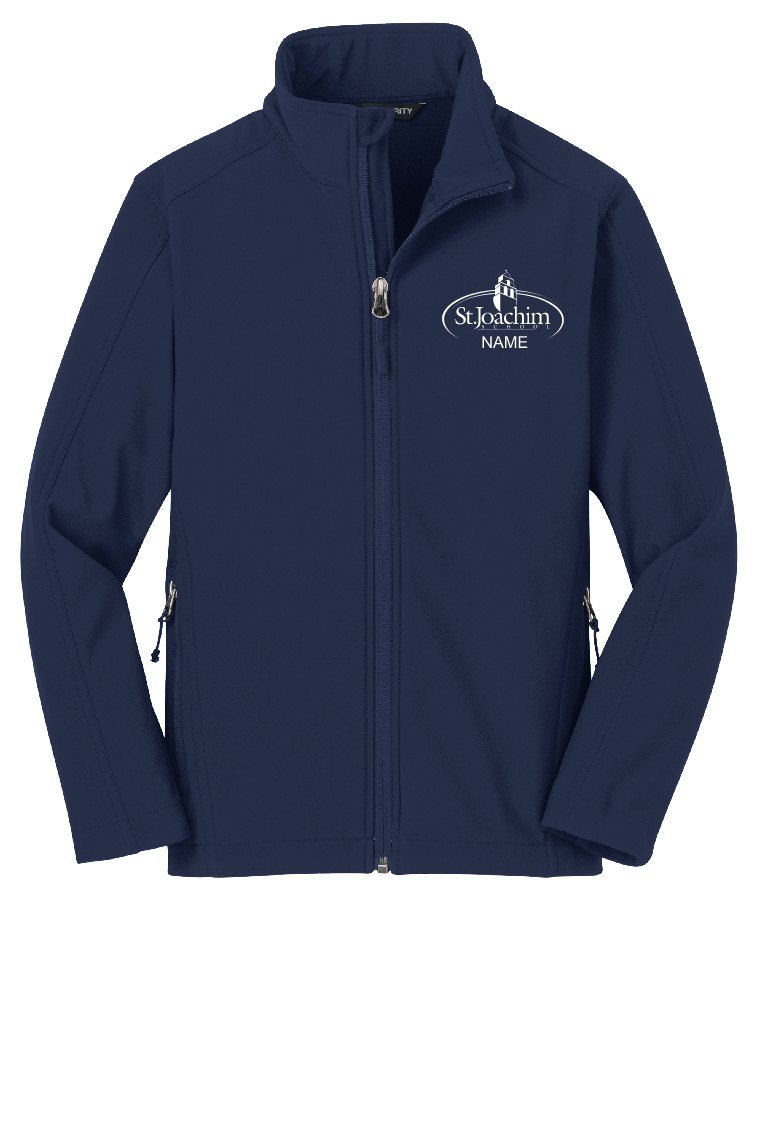 Customizable Embroidered YOUTH Soft Shell Jacket (K-8th Grade)
