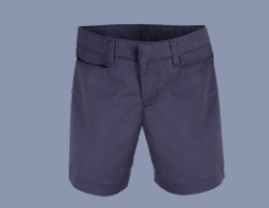 Girls Navy Twill Short