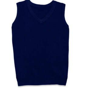 Navy Unisex Sweater V-Neck Pullover Vest